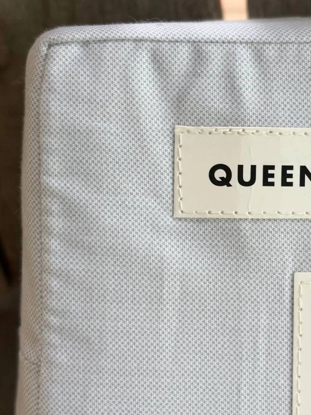 Tommy Hilfiger Queen CHRISTOPHER TEXTURE GRAY Sheet Set 100% Percale Cotton